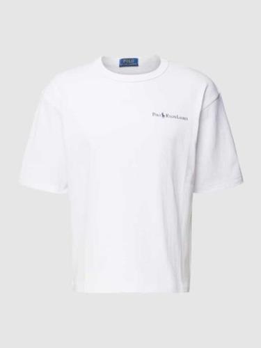 Polo Ralph Lauren T-Shirt mit überschnittenen Schultern in Weiss, Größ...
