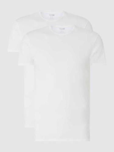 Puma Regular Fit T-Shirt aus Baumwolle im 2er-Pack in Weiss, Größe M