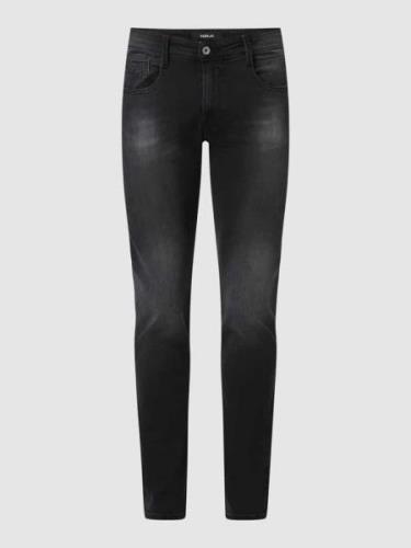 Replay Slim Fit Jeans mit Stretch-Anteil Modell 'Anbass' in Jeansblau,...