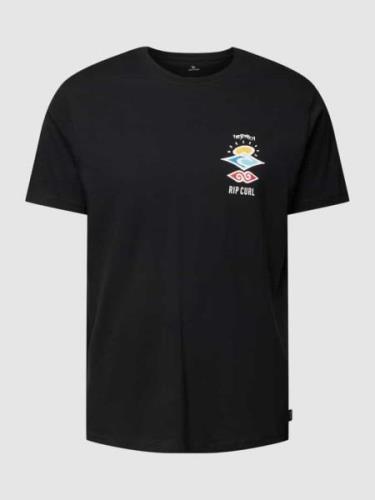 Rip Curl T-Shirt mit Rundhalsausschnitt Modell 'SEARCH ICON' in Black,...