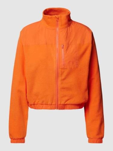 Roxy Fleecejacke mit Brusttasche Modell 'WAVES OF WARMTH' in Orange, G...