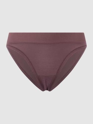 Sloggi Slip aus Mesh in Bordeaux, Größe One Size