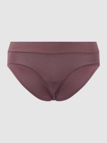 Sloggi Slip mit Stretch-Anteil in Bordeaux, Größe One Size