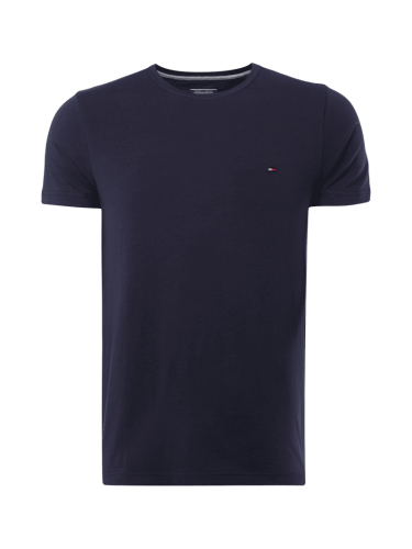 Tommy Hilfiger Slim Fit T-Shirt mit Rundhalsausschnitt in Marine, Größ...