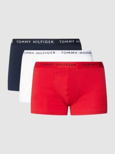 Tommy Hilfiger Trunks im 3er-Pack in Rot, Größe S