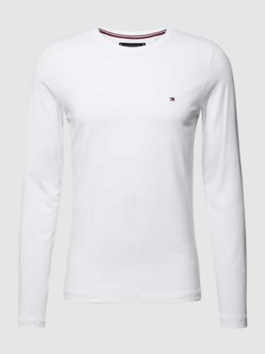 Tommy Hilfiger Extra Slim Fit T-Shirt mit Label-Detail in Weiss, Größe...
