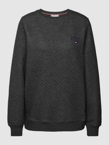 TOMMY HILFIGER Sweatshirt mit Label-Stitching Modell 'ORIGINAL' in Dun...