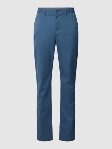 Tommy Hilfiger Chino in unifarbenem Design Modell 'DENTON' in Blau, Gr...