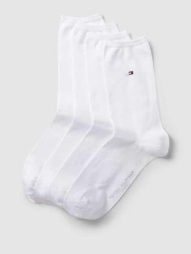 Tommy Hilfiger Socken mit Label-Stitching im 4er-Pack in Weiss, Größe ...