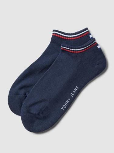 Tommy Hilfiger Sneakersocken mit Kontraststreifen im 2er-Pack in Marin...