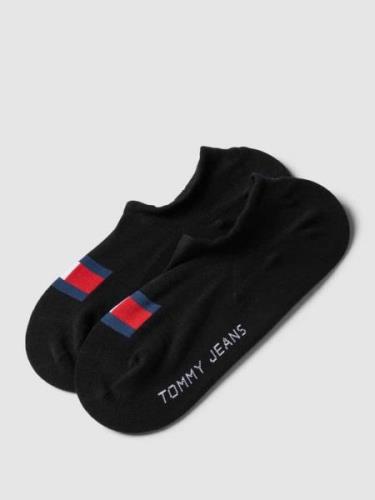 Tommy Hilfiger Füßlinge mit Logo-Print im 2er-Pack in Black, Größe 39/...