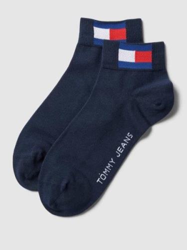 Tommy Hilfiger Sneakersocken mit Logo-Print im 2er-Pack in Marine, Grö...