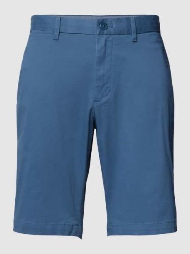 Tommy Hilfiger Shorts in unifarbenem Design in Ocean, Größe 30
