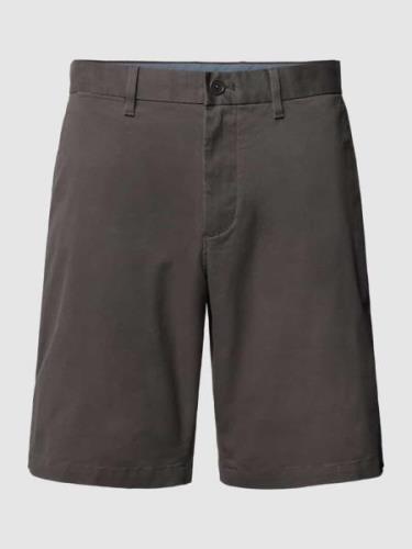 Tommy Hilfiger Shorts in unifarbenem Design in Anthrazit, Größe 30