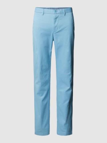 Tommy Hilfiger Chino in unifarbenem Design Modell 'DENTON' in Hellblau...