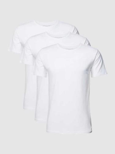 Tommy Hilfiger T-Shirt mit Rundhalsausschnitt im 3er-Pacl in Weiss, Gr...