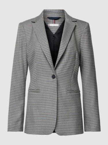 Tommy Hilfiger Blazer mit Hahnentrittmuster und Reverskragen in Mittel...