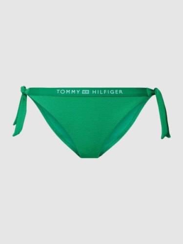 TOMMY HILFIGER Bikini-Slip mit Label-Print in Gruen, Größe M