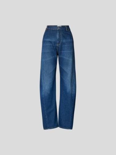 Victoria Beckham Low Rise Jeans aus Baumwolle in Jeansblau, Größe 24