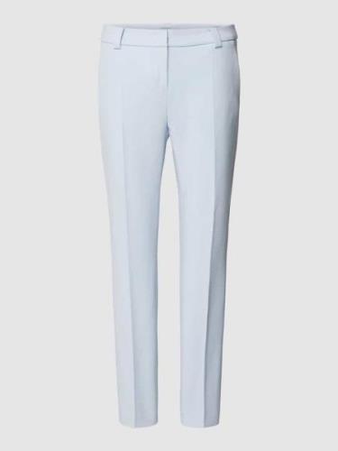 Windsor Slim Fit Stoffhose mit Bügelfalten in Hellblau, Größe 42