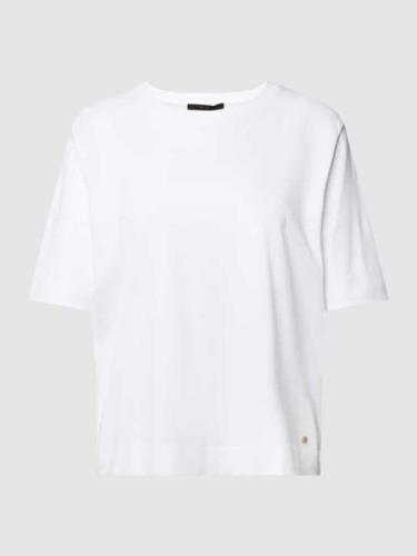 Windsor T-Shirt mit Label-Detail in Weiss, Größe 44