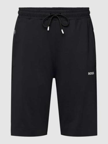 BOSS Green Shorts mit Galonstreifen Modell 'Headlo Gym' in Black, Größ...