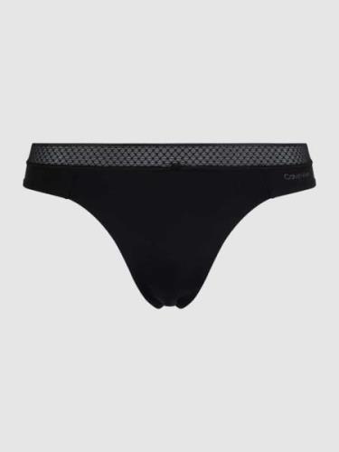 Calvin Klein Underwear String aus Mikrofaser in Black, Größe XS