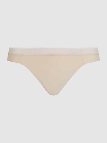 Calvin Klein Underwear String aus Mikrofaser in Offwhite, Größe L