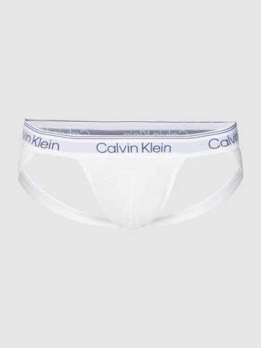 Calvin Klein Underwear Jockstrap mit elastischem Logo-Bund in Weiss, G...