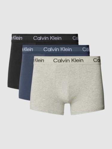 Calvin Klein Underwear Trunks mit elastischem Bund im 3er-Pack in Petr...