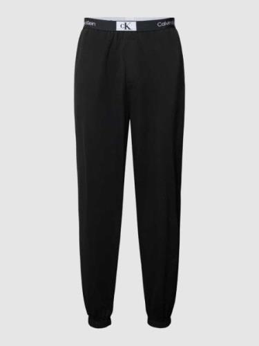 Calvin Klein Underwear Pyjama-Hose mit elastischem Label-Bund in Black...