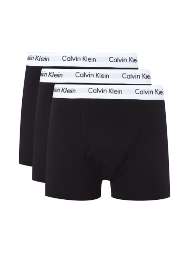 Calvin Klein Underwear Trunks mit Logo-Bund im 3er-Pack in Black, Größ...