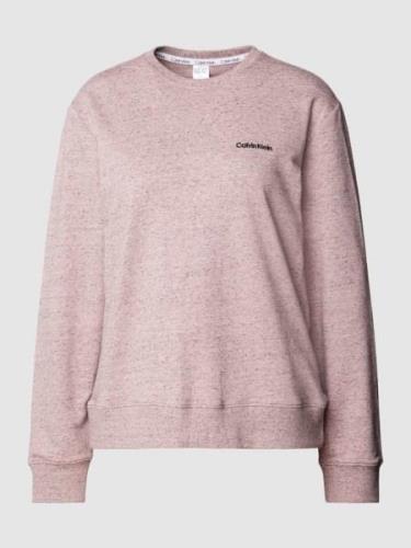 Calvin Klein Underwear Sweatshirt mit Label-Stitching in Flieder, Größ...