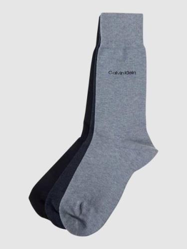 CK Calvin Klein Socken mit Stretch-Anteil im 3er-Pack in Jeansblau, Gr...