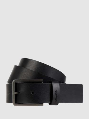 CK Calvin Klein Ledergürtel aus Büffelleder in Black, Größe 90