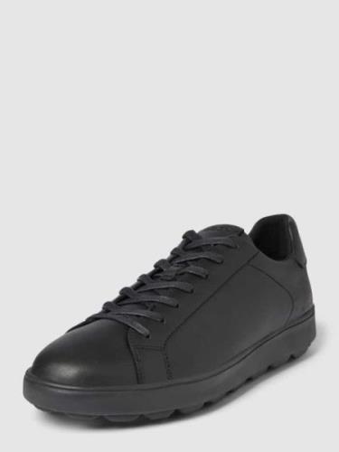 Geox Sneaker aus Leder mit Label-Detail in Black, Größe 42