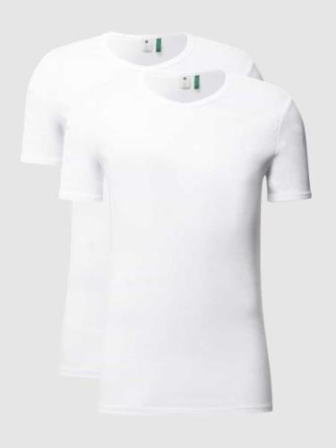 G-Star Raw Slim Fit T-Shirt aus Organic Cotton in Weiss, Größe XL