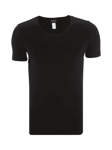 Hanro T-Shirt mit Rundhalsausschnitt in Black, Größe S
