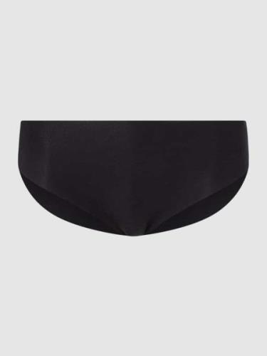 Hanro Slip aus Baumwoll-Elasthan-Mix Modell Invisible Cotton in Black,...