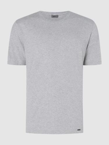 Hanro T-Shirt aus Single Jersey in Mittelgrau Melange, Größe M
