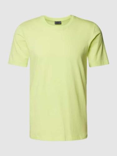 Hanro T-Shirt mit Rundhalsausschnitt in Gelb, Größe M