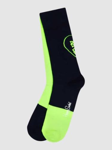 Happy Socks Socken im 2er-Pack in Geschenkbox Modell 'Bestie' in Neon ...