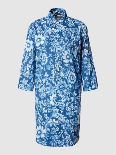 Lauren Ralph Lauren Nachthemd mit floralem Muster in Dunkelblau, Größe...