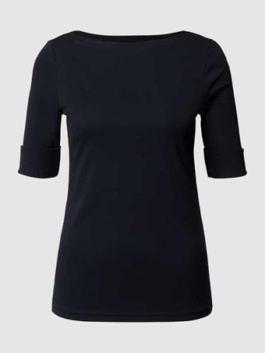 Lauren Ralph Lauren T-Shirt mit Stretch-Anteil in Dunkelblau, Größe S