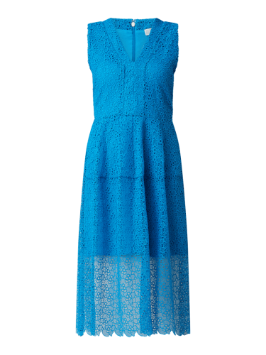 MICHAEL Michael Kors Kleid aus floraler Spitze in Aqua, Größe XL