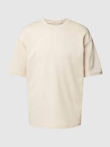 SELECTED HOMME T-Shirt mit geripptem Rundhalsausschnitt Modell 'OSCAR'...