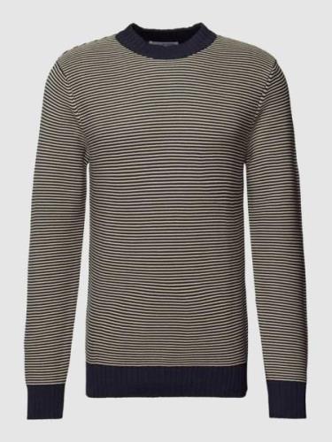 SELECTED HOMME Strickpullover mit Streifenmuster Modell 'ROBERT' in Ma...