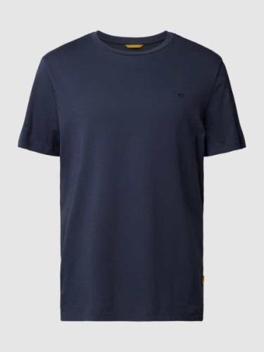 camel active T-Shirt mit Logo-Stitching in Marine, Größe M