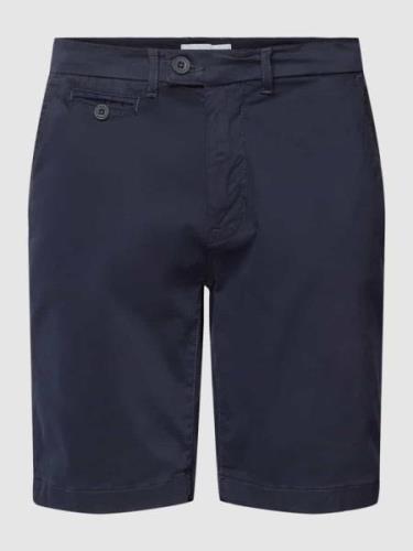 Casual Friday Chino-Shorts im 5-Pocket Design in Marine, Größe L