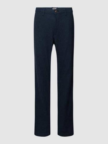 Esprit Collection Chino mit Strukturmuster Modell 'BRUSHED' in Marine,...